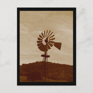 Postal de molino de viento