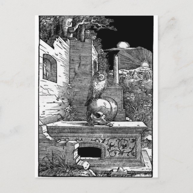 Postal de Momento Mori (Anverso)