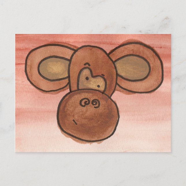 Postal de mono (Anverso)