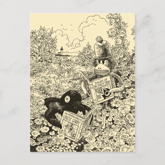 Postal de mono de acoplamiento (Anverso)