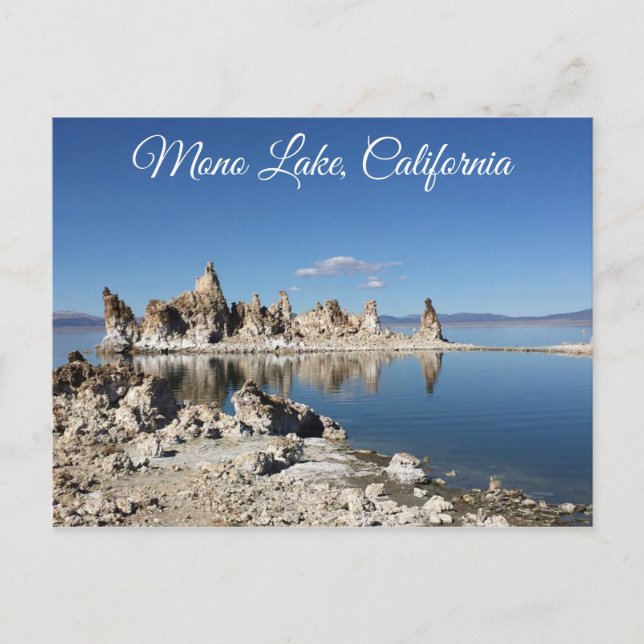 Postal de Mono Lake California (Anverso)