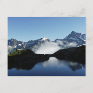 Postal de montaña escénica