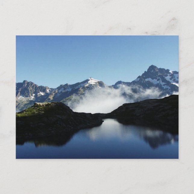 Postal de montaña escénica (Anverso)
