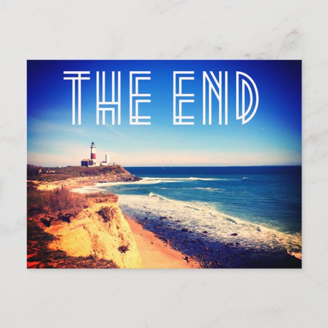 postal de montauk new york (Anverso)