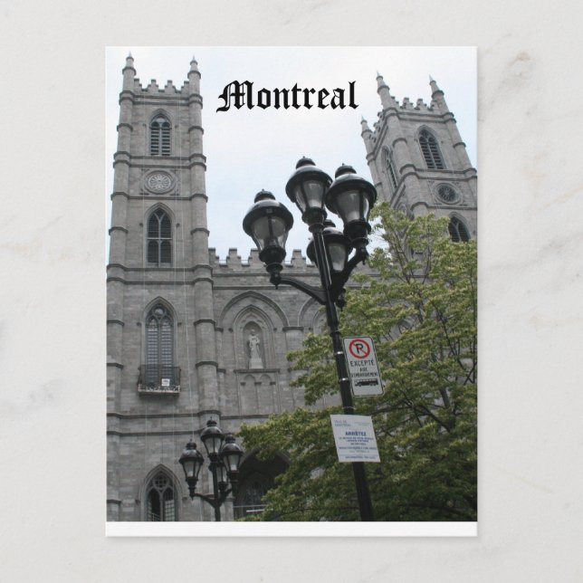 Postal de Montreal (Anverso)