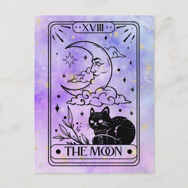 Postal de Moon Tarot (Anverso)
