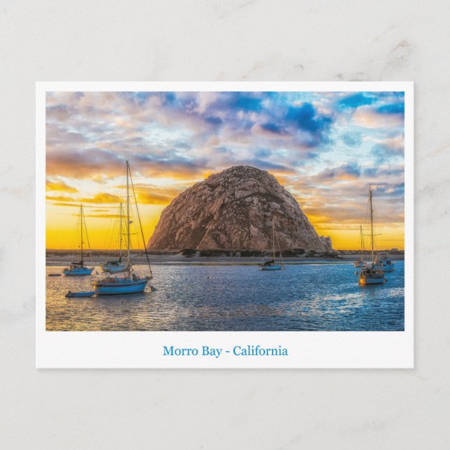 Postal de Morro Bay (Anverso)