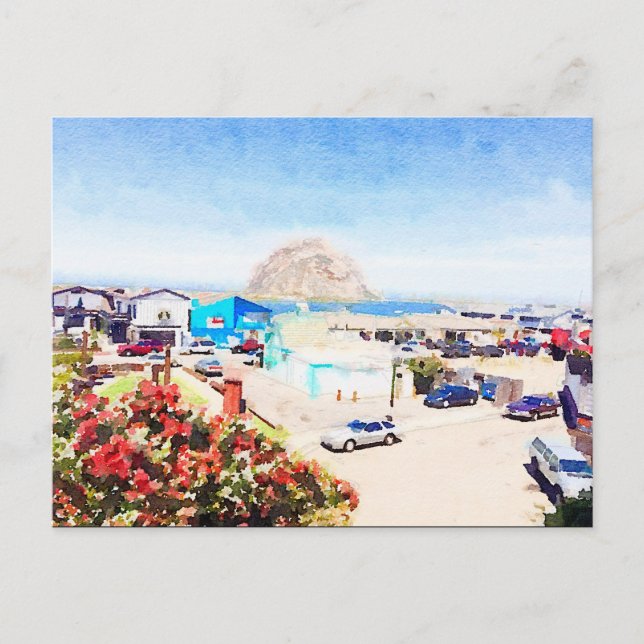 Postal de Morro Bay (Anverso)