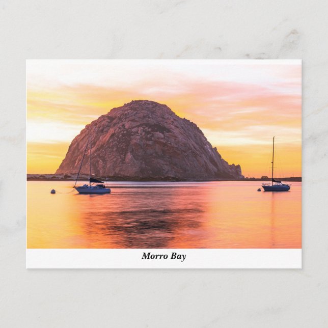 Postal de Morro Bay (Anverso)