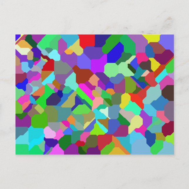 Postal de mosaico inclinado (Anverso)