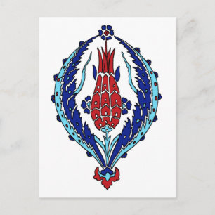 Postal de mosaico turco