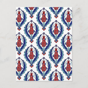 Postal de mosaico turco