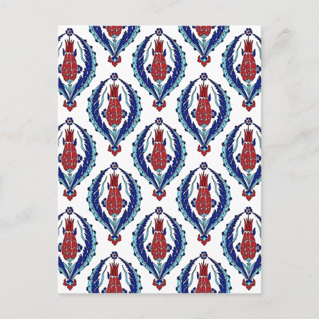 Postal de mosaico turco (Anverso)