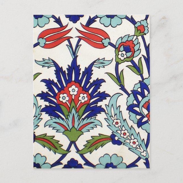 Postal de mosaico turco (Anverso)