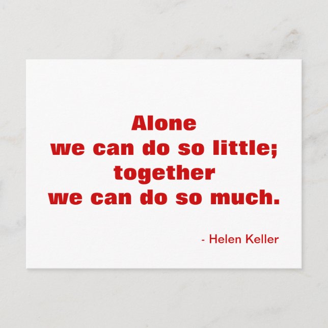 Postal de motivación sobre amistad (Anverso)