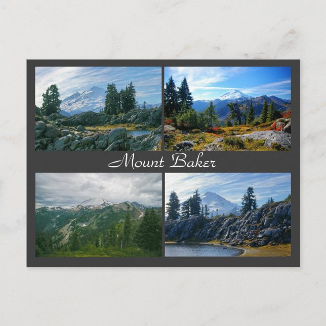 postal de Mount Baker (Anverso)