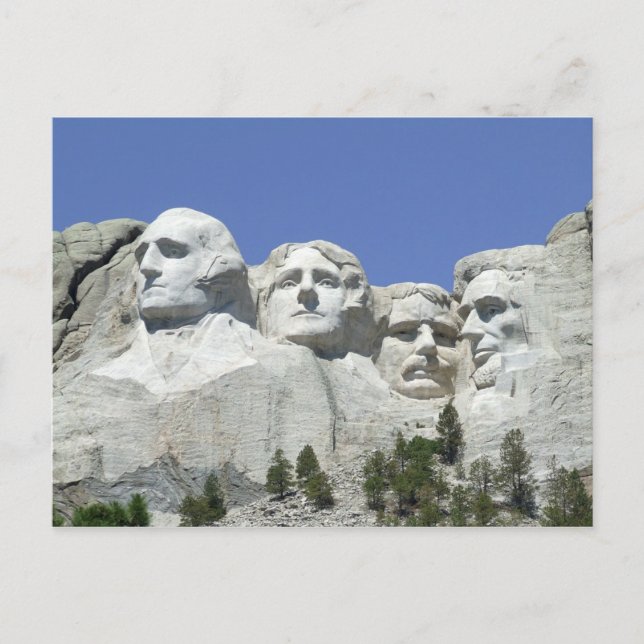 Postal de Mount Rushmore (Anverso)