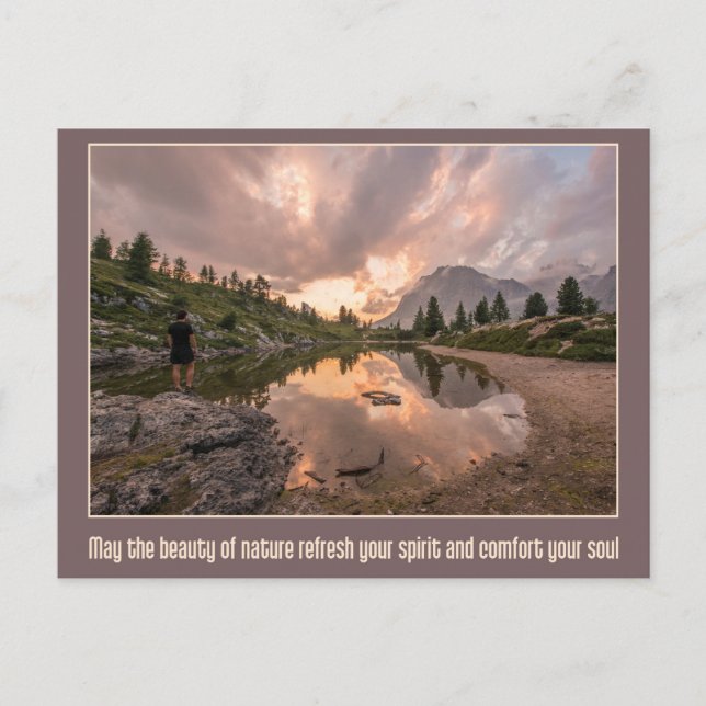 postal de Mountain Pond (Anverso)