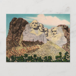 Postal de mt. Rushmore
