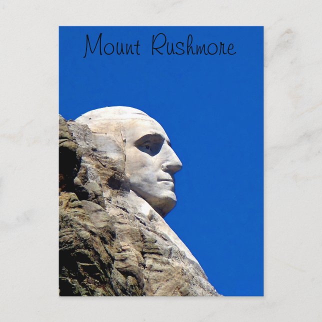 postal de Mt Rushmore (Anverso)