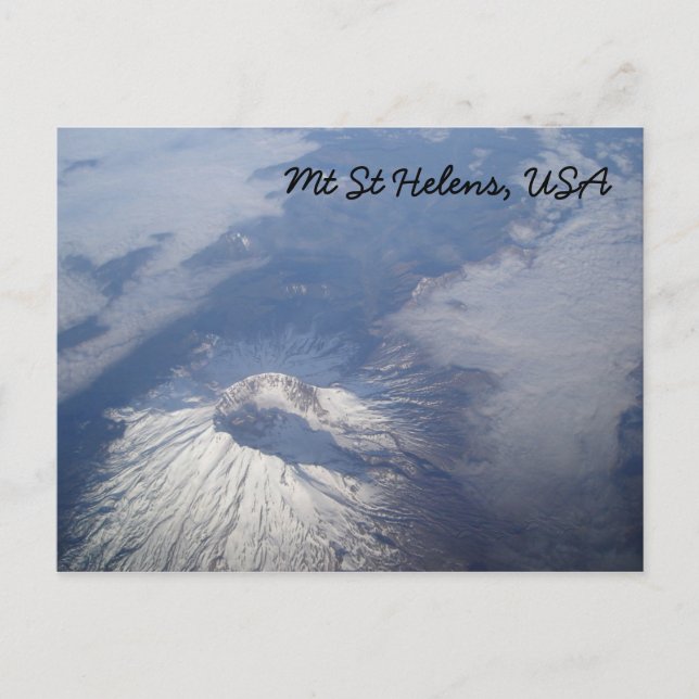 Postal de Mt St Helens (Anverso)