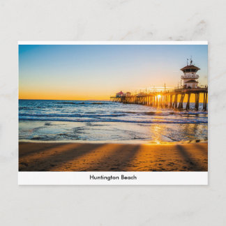 Postal de muelle de Huntington Beach