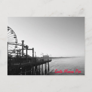 Postal de muelle de Santa Mónica