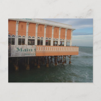 Postal de muelle oceánico