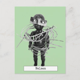 Postal de muñeca de arte de Guay