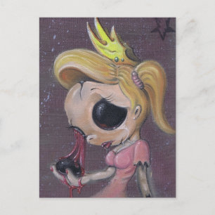 postal de muñeca pequeña