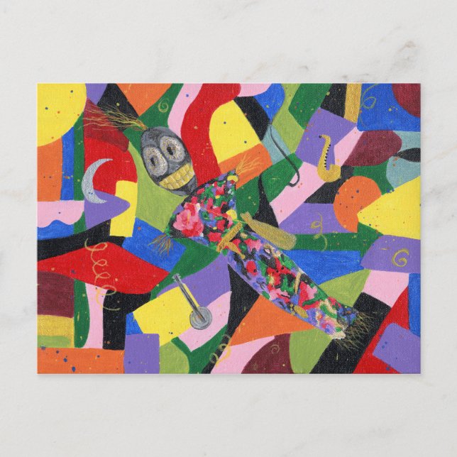 Postal de muñeca VooDoo (Anverso)