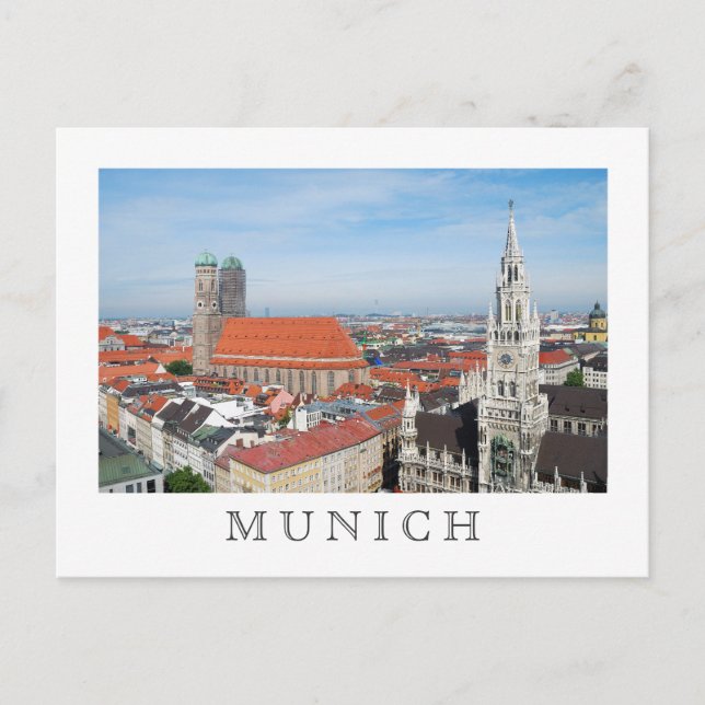 postal de Munich, Alemania (Anverso)