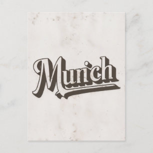 Postal de Munich vintage
