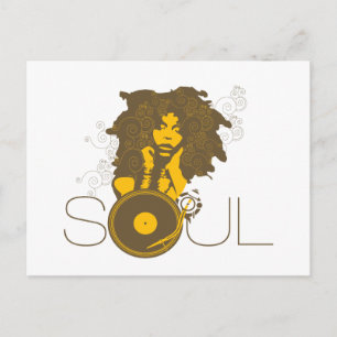 Postal de música Soul