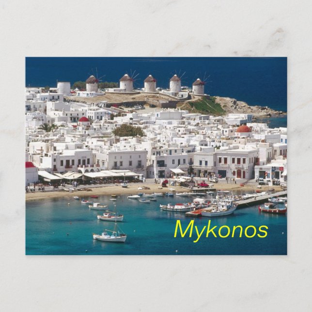 Postal de Mykonos (Anverso)