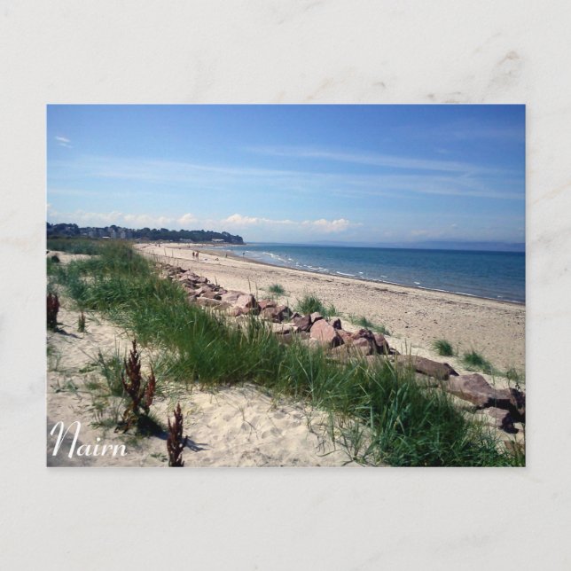 Postal de Nairn Beach (Anverso)