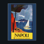 Postal de Napoli del vintage (Nápoles) Italia<br><div class="desc">Usando el "personalizar" función,  añade su propio texto si usted desea. Vea mi tienda para más artículos con esta impresión.</div>