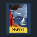 Postal de Napoli del vintage (Nápoles) Italia<br><div class="desc">Usando el "personalizar" función,  añade su propio texto si usted desea. Vea mi tienda para más artículos con esta impresión.</div>