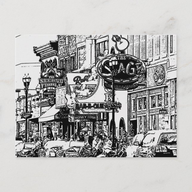 postal de Nashville (Anverso)