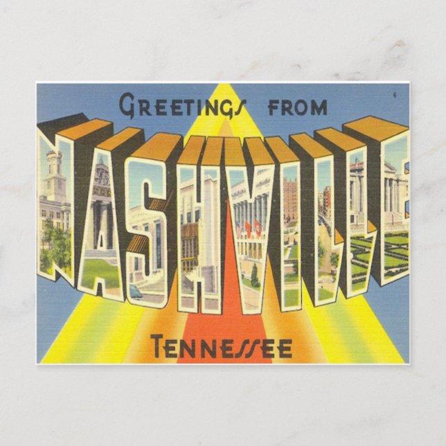 Postal de Nashville (Anverso)