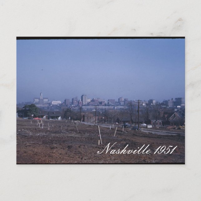 Postal de Nashville 1951 (Anverso)