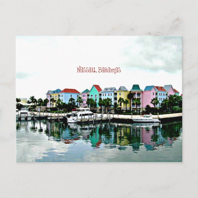 postal de Nassau Bahamas (Anverso)
