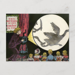 Postal de Navidad Impar Vintage