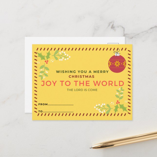 postal de navidades (Anverso/Reverso In Situ)