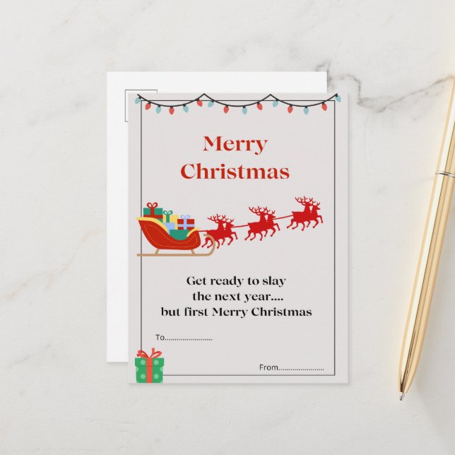 postal de navidades (Anverso/Reverso In Situ)