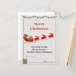 postal de navidades