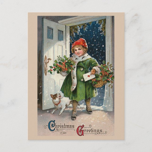 Postal de "Navidades" (Anverso)