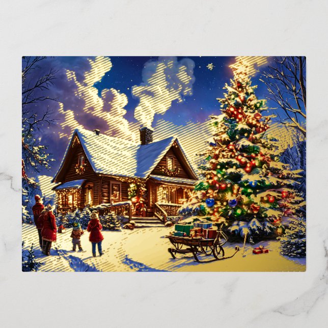 postal de navidades (Anverso)