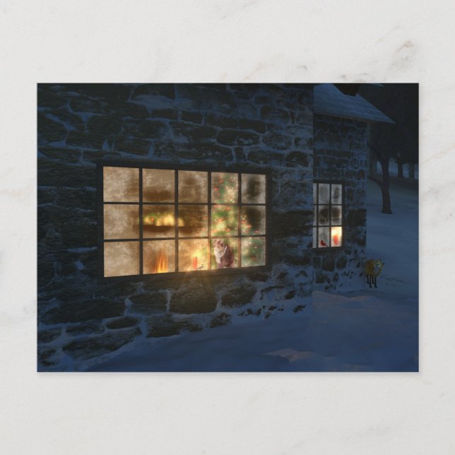 Postal de Navidades de Cwm (Anverso)