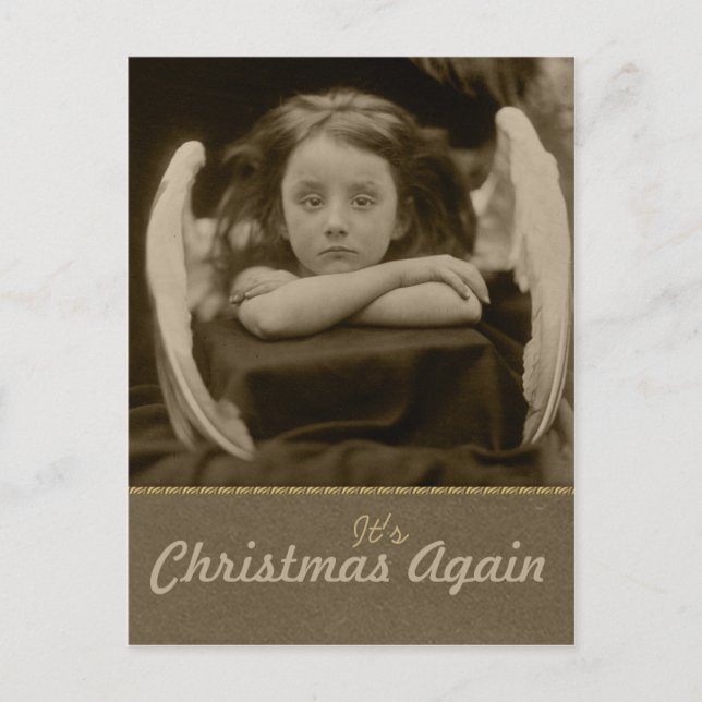 Postal de Navidades de Julia Margaret Cameron CC03 (Anverso)